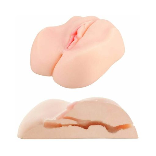 Me You Us Miss Mia Premium Vibrating Realistic Masturbator Vanilla - Image 7