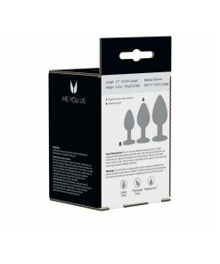 Me You Us Trio Of Jewels 3-Piece Training Plug Set Purple