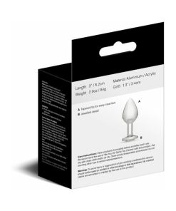 Me You Us Crystal Jewels Metal Plug Clear M