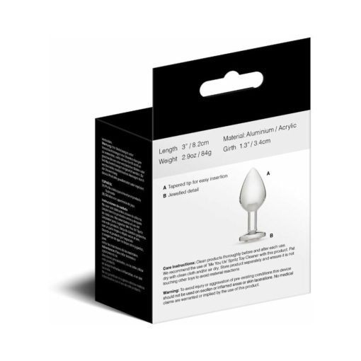 Me You Us Crystal Jewels Metal Plug Clear M - Image 4
