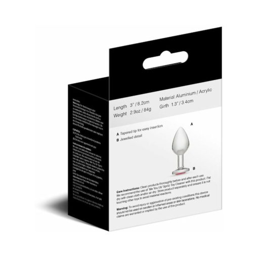 Me You Us Crystal Jewels Metal Plug Pink M - Image 4