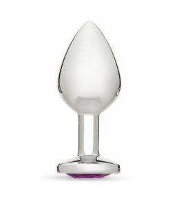 Me You Us Crystal Jewels Metal Plug Purple M