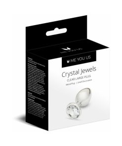 Me You Us Crystal Jewels Metal Plug Clear L