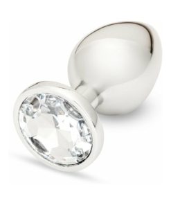 Me You Us Crystal Jewels Metal Plug Clear L
