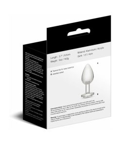 Me You Us Crystal Jewels Metal Plug Clear L