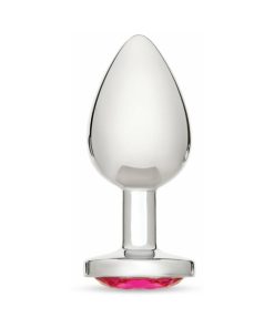 Me You Us Crystal Jewels Metal Plug Pink L