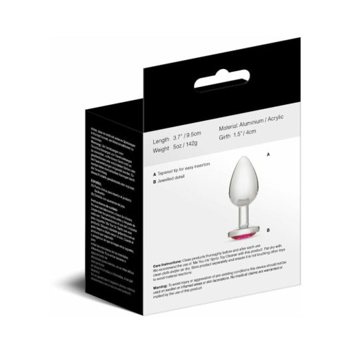 Me You Us Crystal Jewels Metal Plug Pink L - Image 4