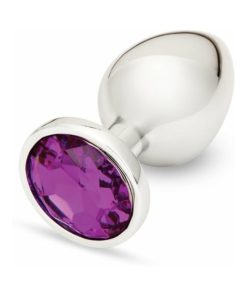 Me You Us Crystal Jewels Metal Plug Purple L