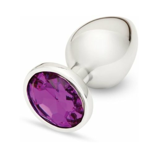 Me You Us Crystal Jewels Metal Plug Purple L - Image 2