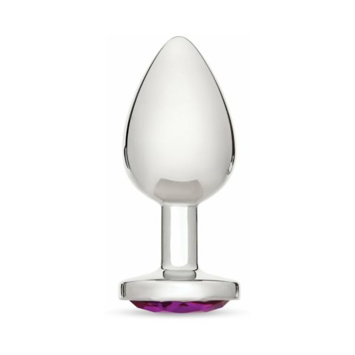 Me You Us Crystal Jewels Metal Plug Purple L - Image 3