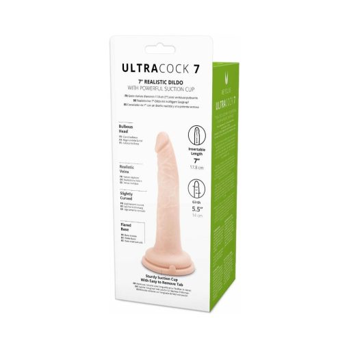 Me You Us Ultra Cock 7 In. Realistic Dildo Vanilla - Image 5