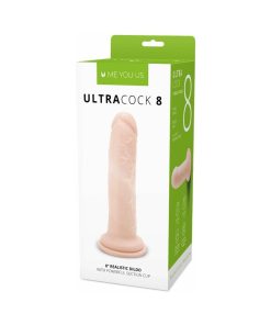 Me You Us Ultra Cock 8 In. Realistic Dildo Vanilla