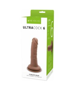 Me You Us Ultra Cock 6 In. Realistic Dildo Caramel