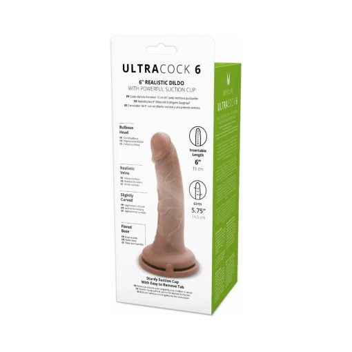 Me You Us Ultra Cock 6 In. Realistic Dildo Caramel - Image 5