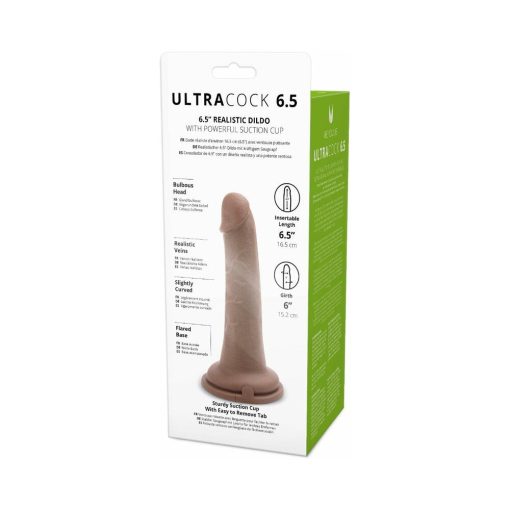Me You Us Ultra Cock 6.5 In. Realistic Dildo Caramel - Image 5
