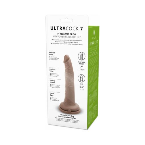 Me You Us Ultra Cock 7 In. Realistic Dildo Caramel - Image 5