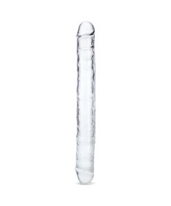 Me You Us Ultra Cock 15 In. Jelly Double Ended Dildo Clear