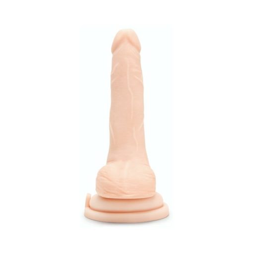 Me You Us Ultra Cock 6 In. Realistic Dual Density Dildo With Balls Vanilla - Image 4