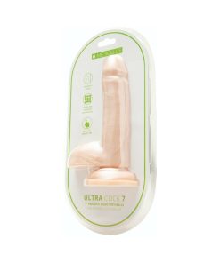 Me You Us Ultra Cock 7 In. Realistic Dual Density Dildo With Balls Vanilla