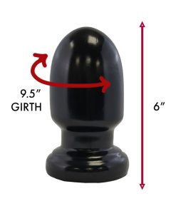 Prowler Red Thud 5 In. Anal Plug Black