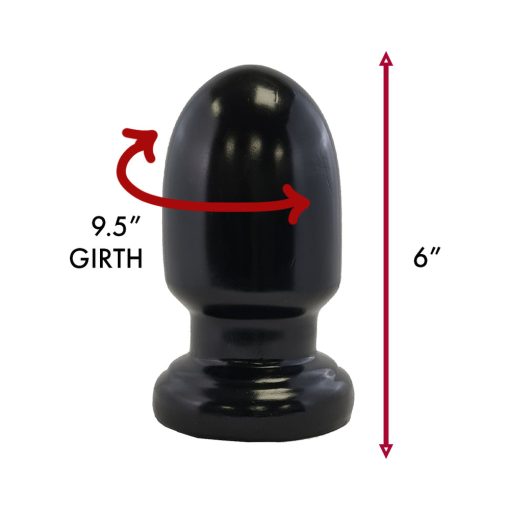 Prowler Red Thud 5 In. Anal Plug Black - Image 3