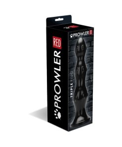 Prowler Red Beaded Textured Triple Plug Black