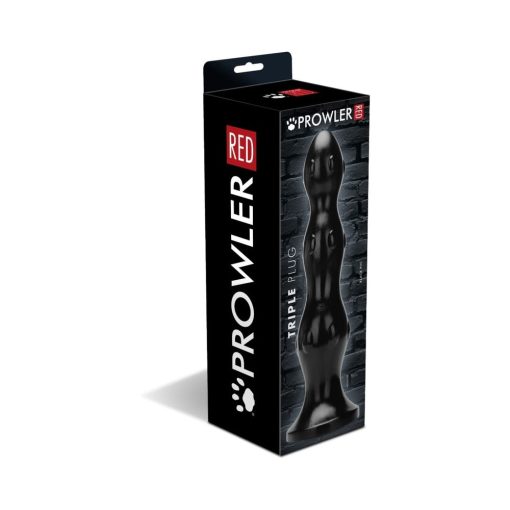 Prowler Red Beaded Textured Triple Plug Black