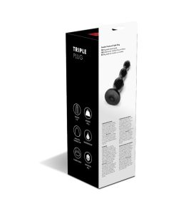 Prowler Red Beaded Textured Triple Plug Black