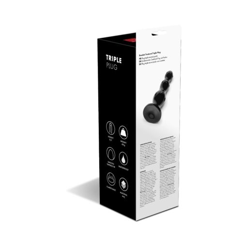 Prowler Red Beaded Textured Triple Plug Black - Image 4