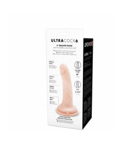 Prowler Red Ultra Cock 6 In. Realistic Dildo Vanilla
