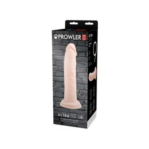 Prowler Red Ultra Cock 9 In. Realistic Dildo Vanilla