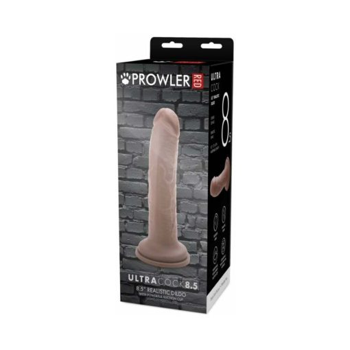 Prowler Red Ultra Cock 8.5 In. Realistic Dildo Caramel
