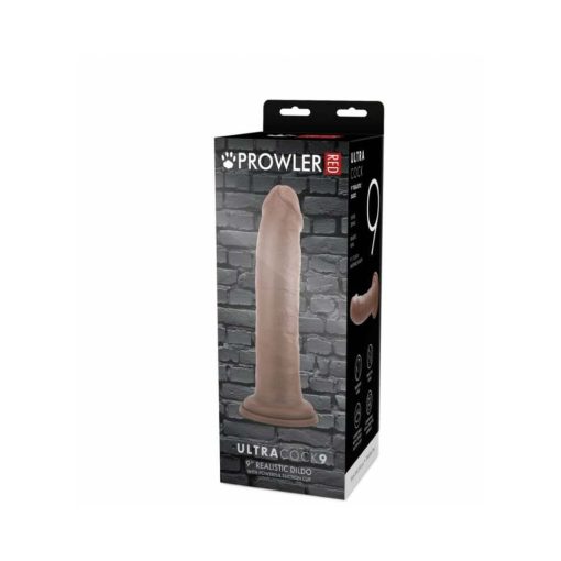 Prowler Red Ultra Cock 9 In. Realistic Dildo Caramel