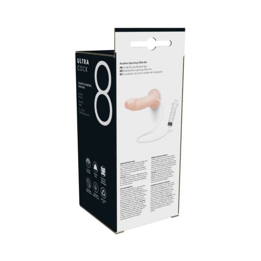 Prowler Red Ultra Cock 8 In. Realistic Squirting Dildo - Image 5