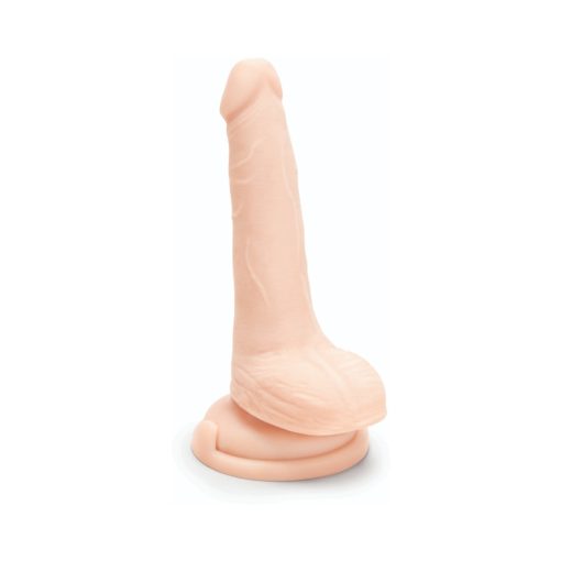 Prowler Red Ultra Cock 6 In. Realistic Dual Density Dildo With Balls Vanilla - Image 2
