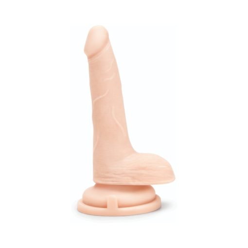 Prowler Red Ultra Cock 6 In. Realistic Dual Density Dildo With Balls Vanilla - Image 4