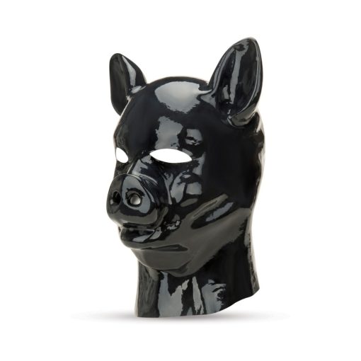 Prowler Red Latex Pig Hood - Image 3