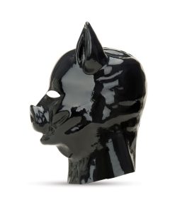 Prowler Red Latex Pig Hood