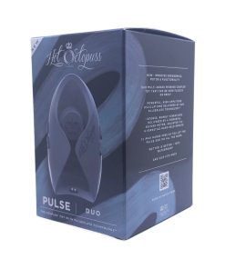 Hot Octopuss Pulse Duo Rechargeable Remote Control Vibrating Stroker Blue