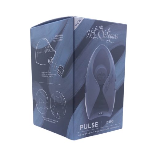 Hot Octopuss Pulse Duo Rechargeable Remote Control Vibrating Stroker Blue - Image 12