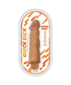 Quick Dick Horn Dog Vibrating Flexible Dildo