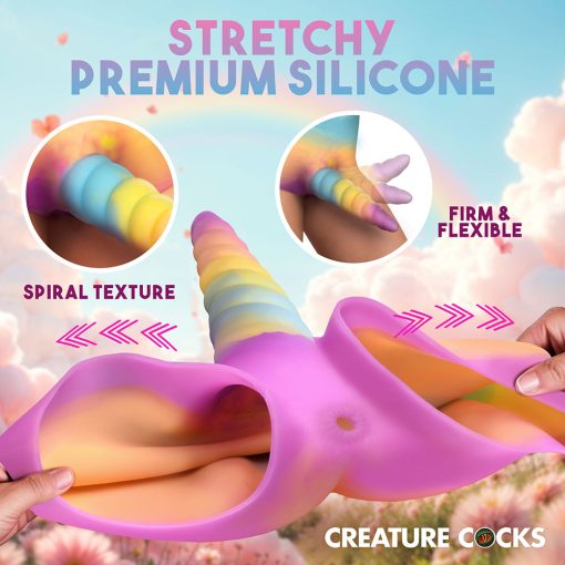 Creature Cocks Unicorn Silicone Strap-On - Image 11