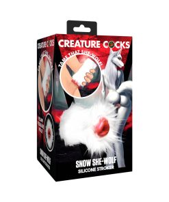 Creature Cocks Snow She-Wolf Silicone Stroker