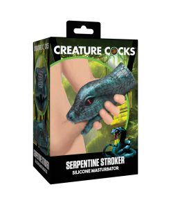 Creature Cocks Serpentine Stroker Silicone Masturbator Green