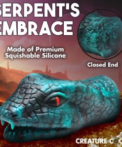 Creature Cocks Serpentine Stroker Silicone Masturbator Green