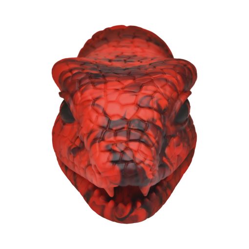 Creature Cocks Serpentine Stroker Silicone Masturbator Red - Image 5