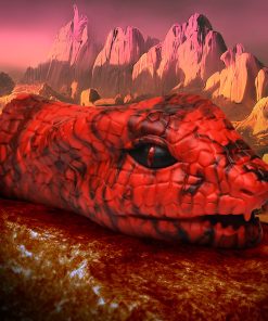 Creature Cocks Serpentine Stroker Silicone Masturbator Red