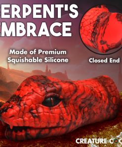 Creature Cocks Serpentine Stroker Silicone Masturbator Red