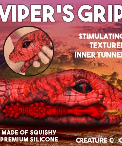Creature Cocks Serpentine Stroker Silicone Masturbator Red