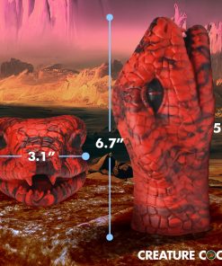 Creature Cocks Serpentine Stroker Silicone Masturbator Red